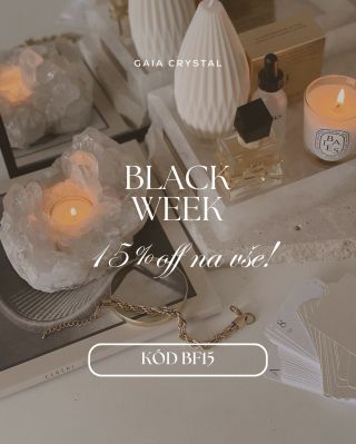 🔥 NEJVĚTŠÍ SLEVA ROKU JE TADY! 🔥 Black Week právě začíná. Magické kousky za ceny, které se už letos nevrátí. Ametysty,...